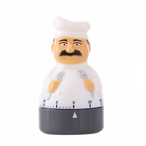 GJX Small Mechanical Kitchen Timer for Cooking and Baking, Reliable Food Prep Countdown Clock for Home, Grilling, Restaurants