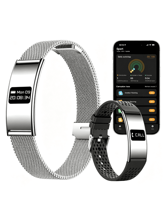 Smart Bracelet for Women Men Ultra-Thin Fitness Tracker for Android & Ios|Wearable Activity,100M Waterproof,24/7 Health Monitoring Heart Rate,Sleep Monitor,100+ Sports Modes,30 Days Battery