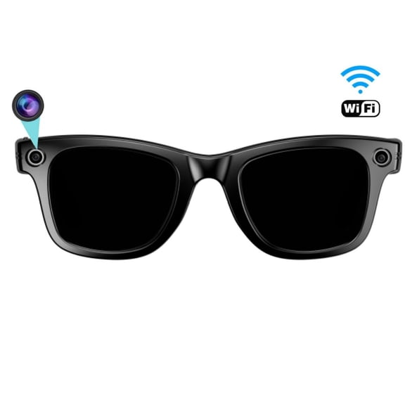 GJX Smart Glasses with 1080P Hd Camera&Polarized Lenses,Real-Time Translation,Photo/Video Recording&Voice Assistant for Men&Women,Chatgpt Compatible(Sunglasses)