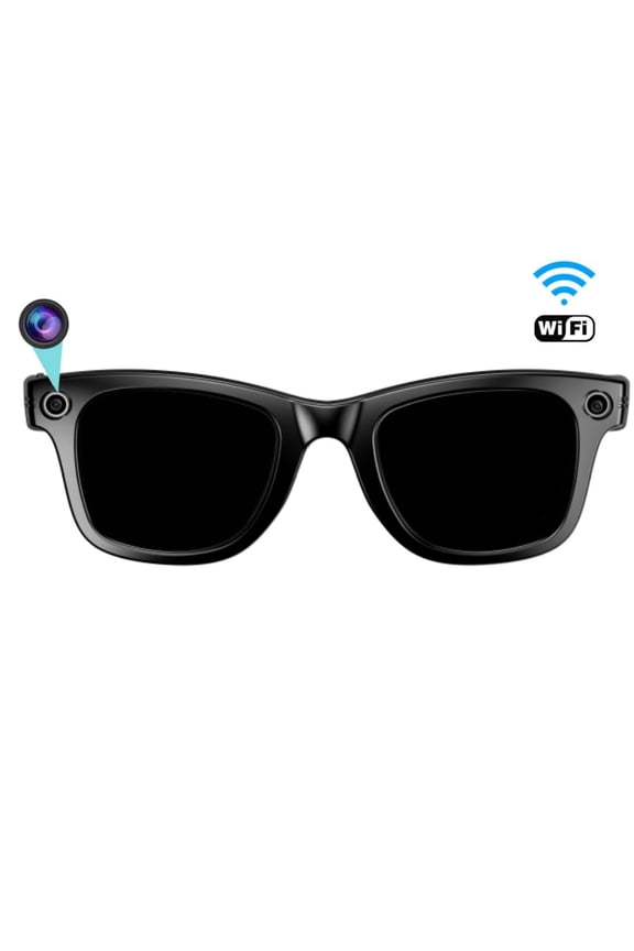 Smart Glasses with 1080P Hd Camera&Polarized Lenses,Real-Time Translation,Photo/Video Recording&Voice Assistant for Men&Women,Chatgpt Compatible(Sunglasses)