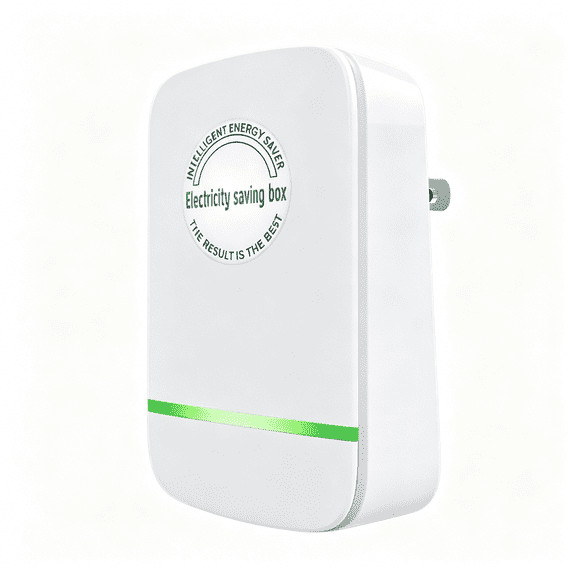GJX Smart Power Saver Plug,2026 Electricity Saving Box Energy Saving Device with Voltage Stabilizer Surge Protector Overload Protection Compact Plug&Play for Home Office