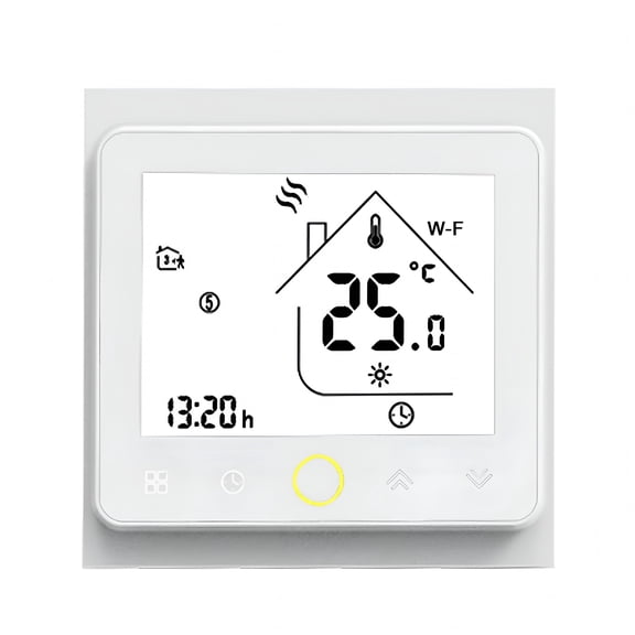 GJX Smart Thermostat 5A Weekly Programmable Temperature Controller App Control Voice Control Compatible with Alexa/ Google Home for Water Floor Heating for Home Offices Villas