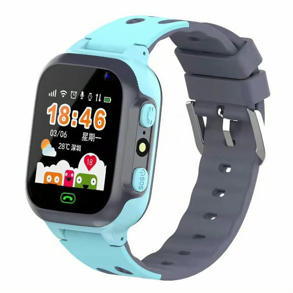 GJX Smart Watch for Kids,Hd Camera Kids Smart Watch,Stable Calls Watches for Kids,Blue,2G