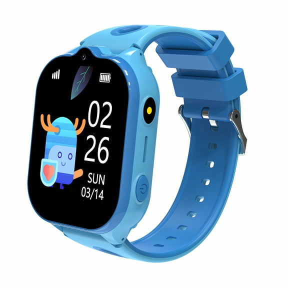 GJX Smart Watch for Kids,Agps Positioning Kids Smart Watch,Two-Way Calls Watches for Kids,Blue,4G