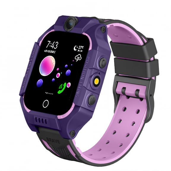 GJX Smart Watch for Kids,Videos Kids Smart Watch,Exercise Watches for Kids,Purple