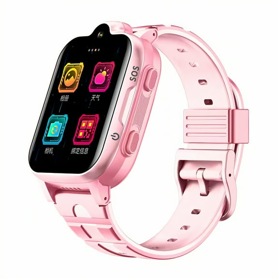 GJX Smart Watch for Kids,Educational Games Kids Smart Watch,Stopwatch Watches for Kids,Pink