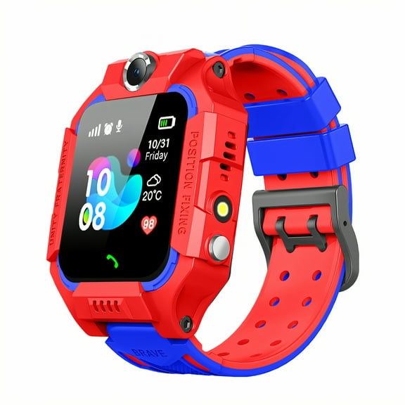 GJX Smart Watch for Kids,Stopwatch Kids Smart Watch,Alarm Clock Watches for Kids,Red