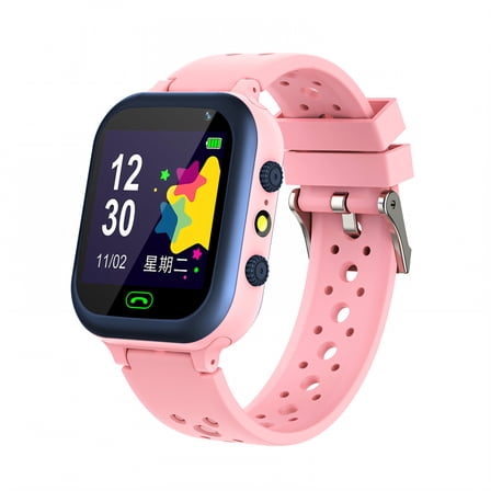 GJX Smart Watch for Kids,Music Playback Kids Smart Watch,Stopwatch Feature Watches for Kids,Pink