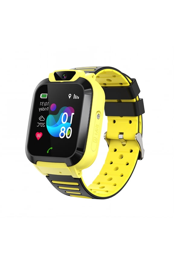 Smart Watch for Kids,Setracker App Kids Smart Watch,Alert Notification Watches for Kids,Yellow,2G