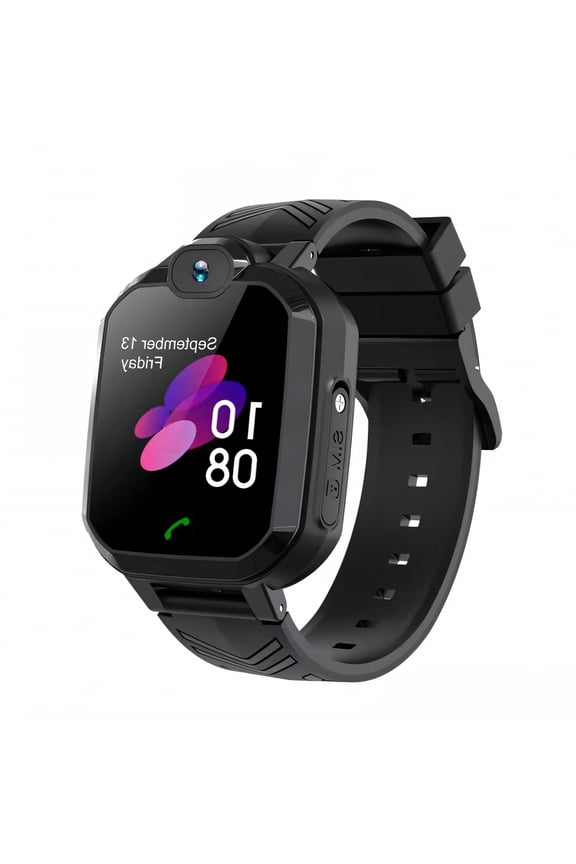 Smart Watch for Kids,Safety Geofence Kids Smart Watch,Voice Messages Watches for Kids,Black,2G