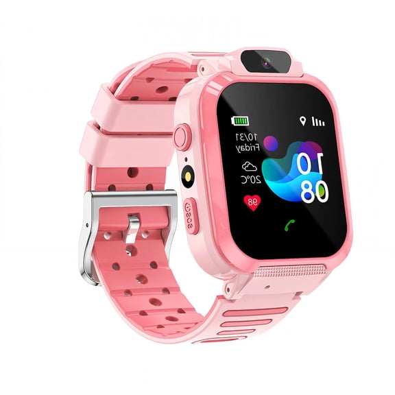 GJX Smart Watch for Kids,Setracker App Kids Smart Watch,Alert Notification Watches for Kids,Pink,2G