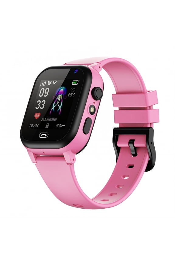 Smart Watch for Kids,Real-Time Tracking Kids Smart Watch,Sos Button Watches for Kids,Pink,2G