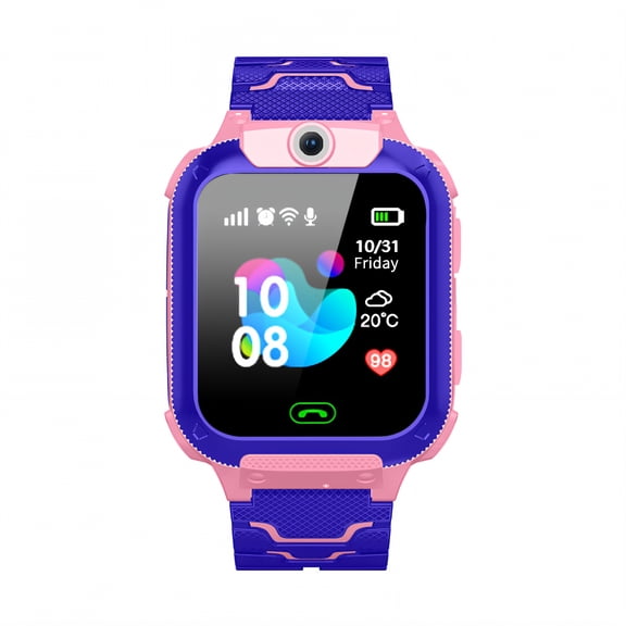 GJX Smart Watch for Kids,Stable Calls Kids Smart Watch,Hd Camera Watches for Kids,Pink
