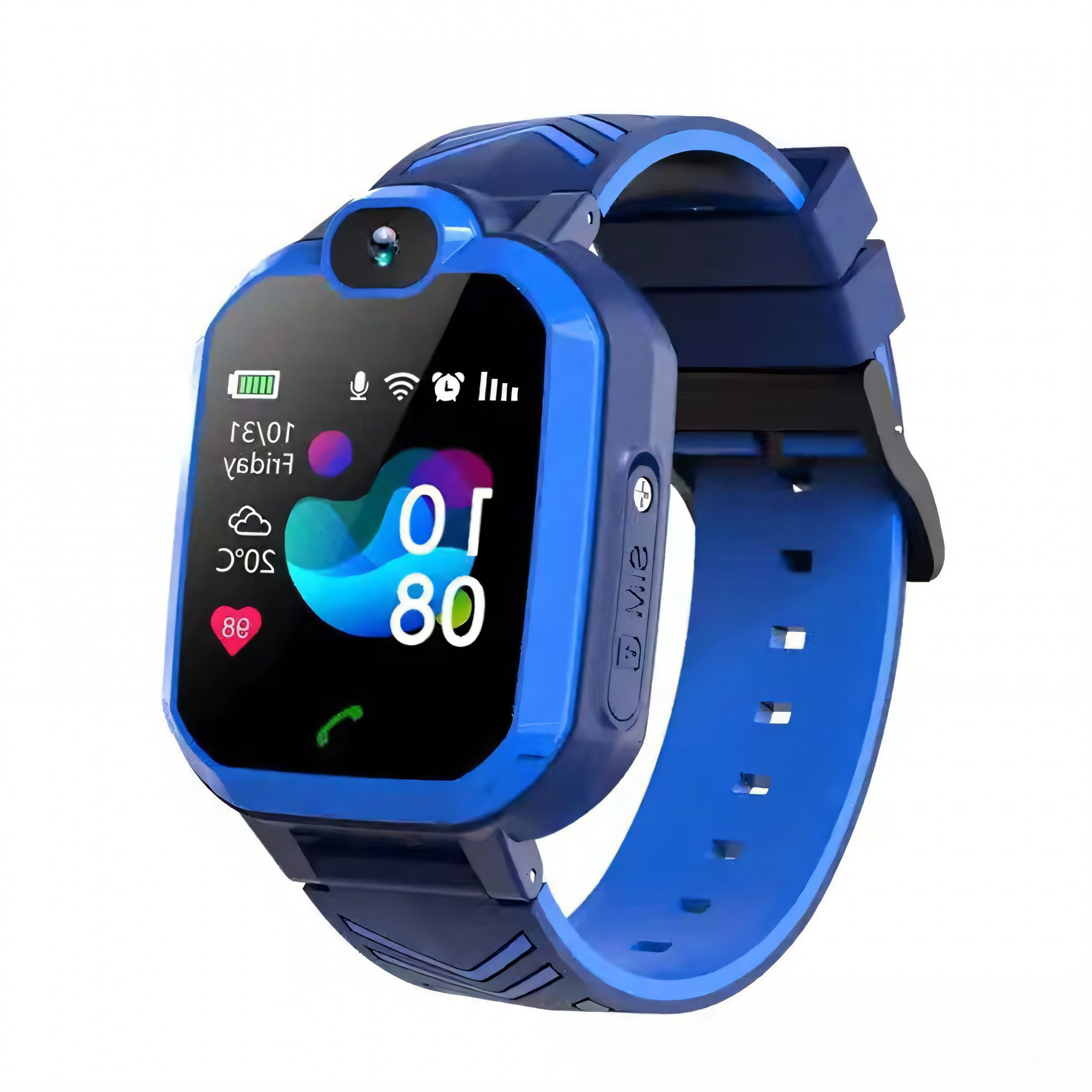 GJX Smart Watch for Kids,Voice Chat Kids Smart Watch,Speedtalk Sim Watches for Kids,Blue,2G