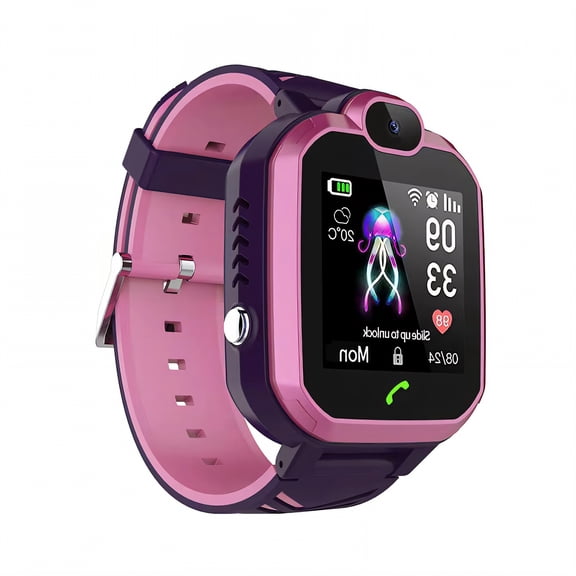 GJX Smart Watch for Kids,Waterproof Rating Kids Smart Watch,Pedometer Tracking Watches for Kids,Pink