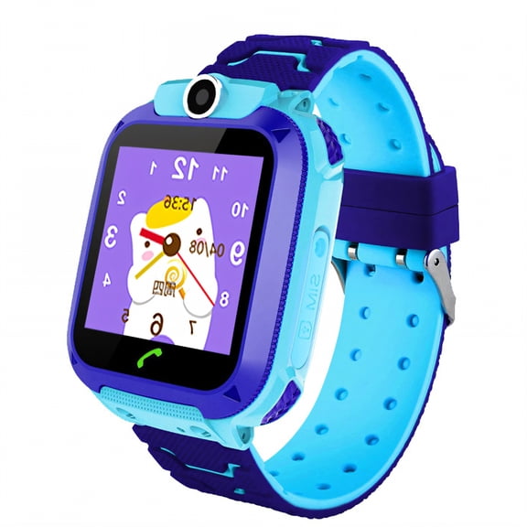 GJX Smart Watch for Kids,Wear in Rain Kids Smart Watch,Swim Without Worry Watches for Kids,Blue