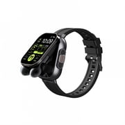 GJX Smart Watch with Earbuds,Call Answering Headset Smart Watch,New Information Sports Smartwatch,Black