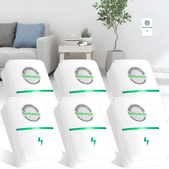GJX SmartPlug Device, Stop Watt Device Plug-in for Home & Office US Plug 90V-250V 30KW 6Pack