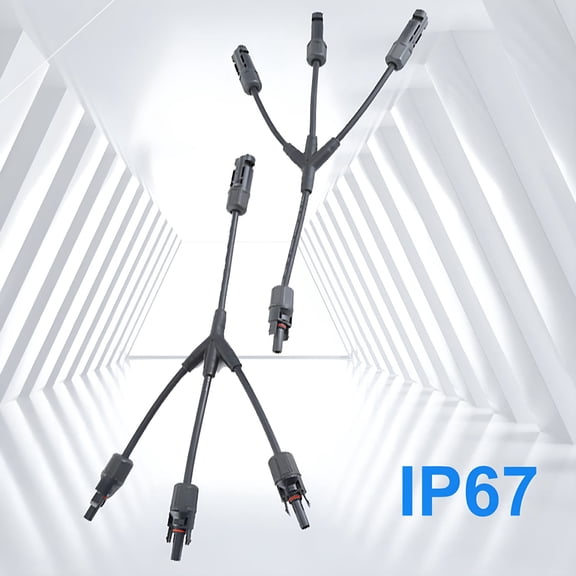 GJX Solar Connector DC1500V Y Branch Parallel Adapter Cable Cord Plug Tool Kit for Solar Panels