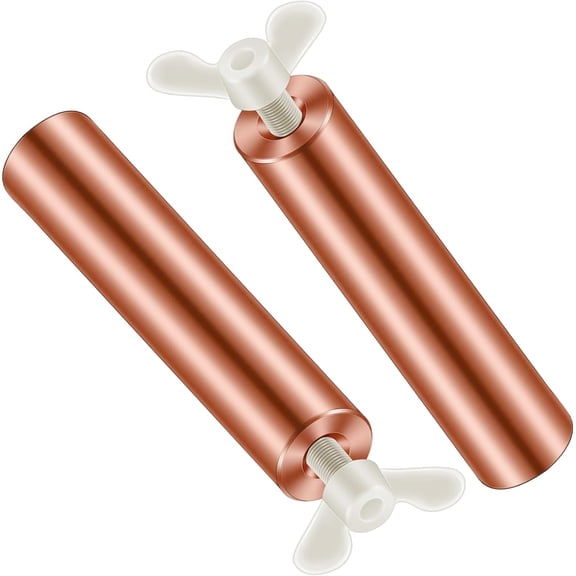 GJX Solar Copper Anode Copper Replacement L=4.13" D=0.71" for Solar Pool Ionizer Chlorine Cost Save for Reduce Irritations Cleans and Clears Your Pool (2)