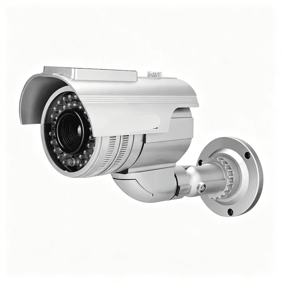 GJX Solar Dummy Security Camera Shape|Fake Surveillance with Flashing Led Light,360 Rotatable Weatherproof Decoy for Home Business 360 Rotatable Weatherproof Decoy Fake Security Camera