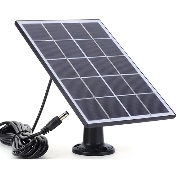 GJX Solar Panel for Outdoor Security Cameras