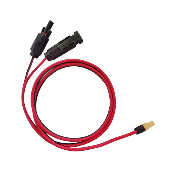 GJX Solar to XT60 Charge Extension Cable 12AWG for Mc-4 to XT60 Adapter Cable for XT60 Input Port Portable Power Station
