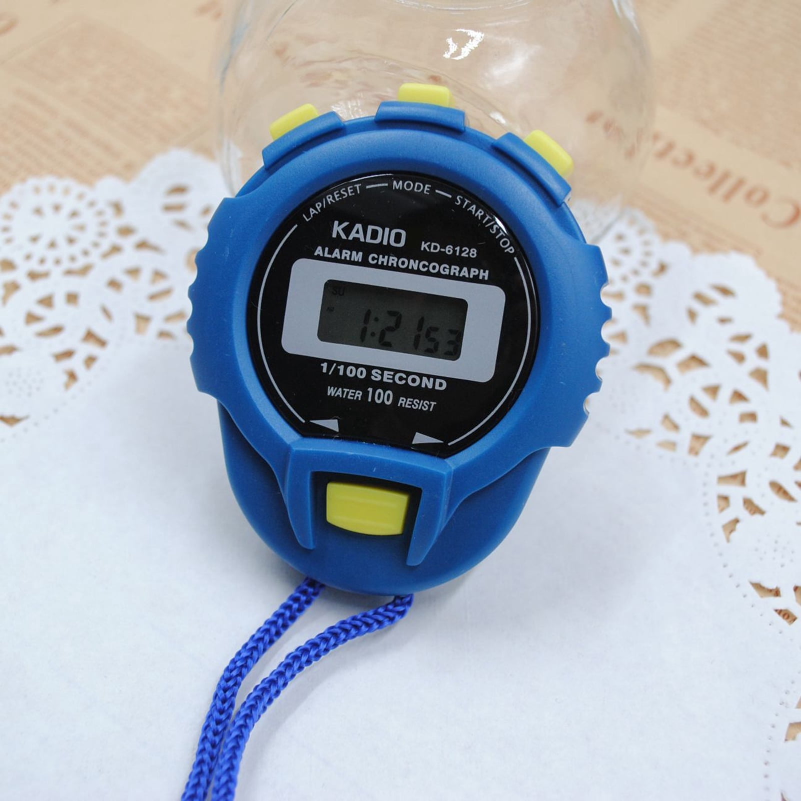GJX Sport Stopwatch Portable Large Display Professional Single Row ...