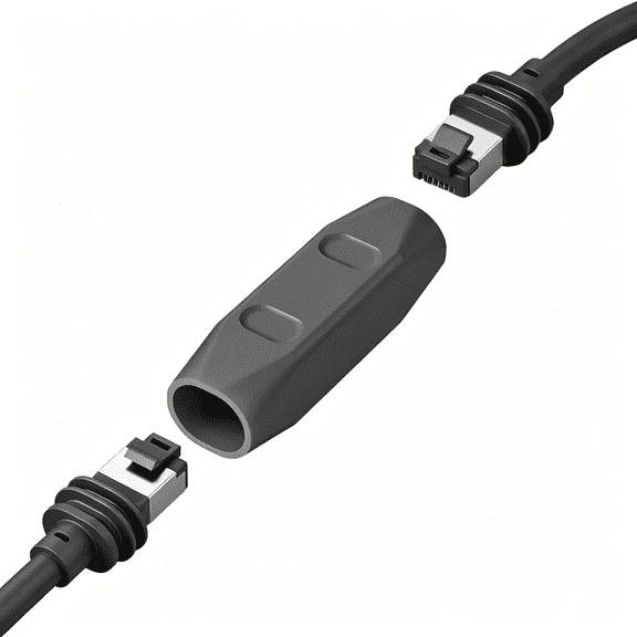 GJX Starlink Cable Coupler for Gen 3, Ip68 Waterproof, 1Pcs | Extension to Rj45 Cable, Compatible with Ethernet Adapter, Gen 3/Mini Dish and Router, Plug & Play, Supports Cat7 Cable