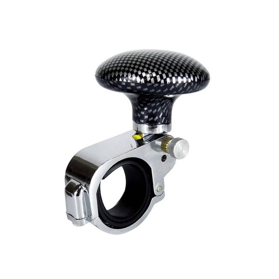 GJX Steering Wheel Knob,Reduces Steering Radius Steering Wheel Spinner,Improves Driving Comfort Elegant Appearance Steering Wheel Control Knob,Black