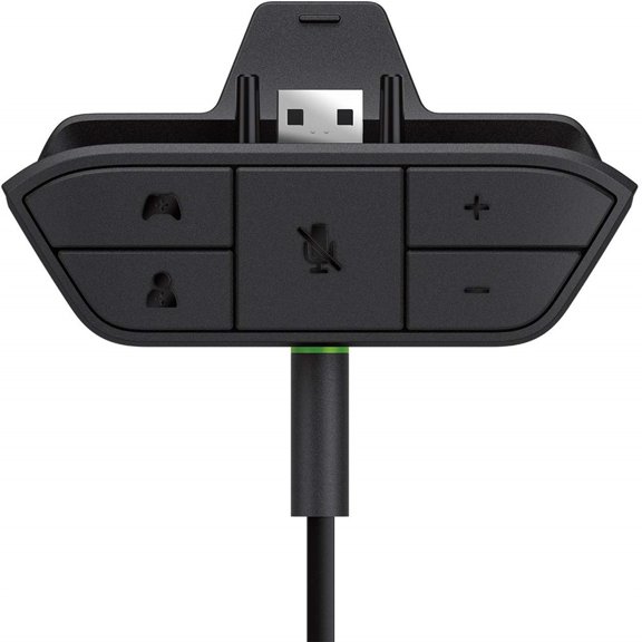 GJX Stereo Headset Adapter for One Series X|S Controller-Adjust Audio Balance (Game Sound&Voice Chat),Volume,Mic Directly Wireless Adapter