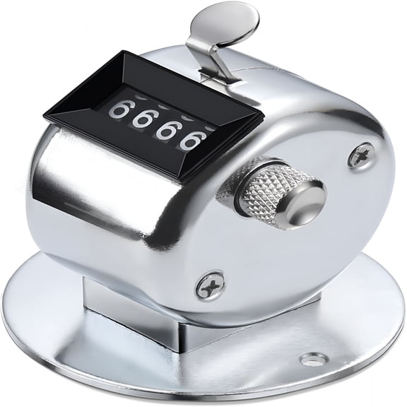 GJX Stitch Counters for Knitting and Crocheting,Metal Knitting Row Counter,Hand Tally Clicker Counter