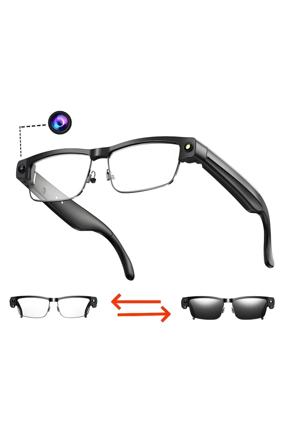 Sun Glasses,Multifunctional Smart Glasses,Wireless Bluetooth Glasses,AI Glasses with Camera,Open-Back Speakers,Bluetooth Calling,Voice Assistant,Real-Time Translation