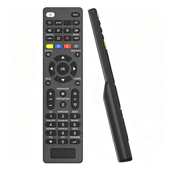 GJX TV Remote for LCD LED 3D HDTV Smart TV Remote Control