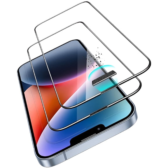 GJX Tempered Glass For iPhone 13 14 15 16 Pro Max Screen Protector Film iPhone 11 12 13 Mini Glass iPhone15 Screen Protector iPhone 16 Pro Max