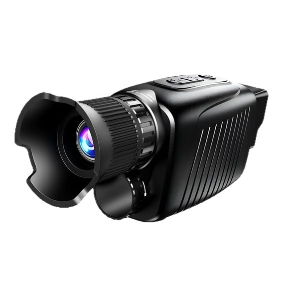 GJX Thermal Imaging Monocular, Portable Night Vision Camera with 1080P Video Recording, 2x-8x Zoom, 1.5 Inch Display, Outdoor Wildlife Observation & Security Surveillance