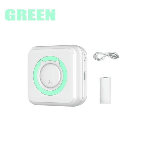 GJX Thermal Mini Printer Portable Wireless Pocket Bluetooth Inkless Photo Printer for Ios Android Mobile Phone, for Students, Lovers, Friends, Family And Work