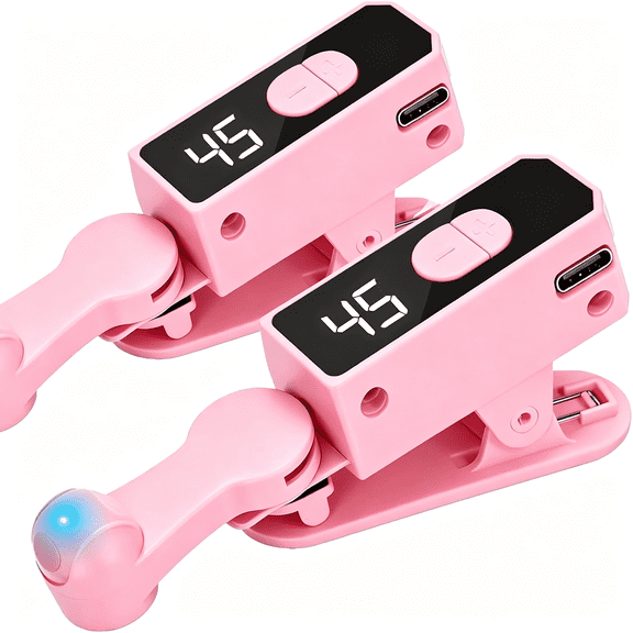 GJX Tiktok Tapper for Iphone Android,Auto Touch Device with 107 Adjustable Speed,Rechargeable Instant Clicker for Live Stream Likes Social Media Tasks (Pink+Pink)