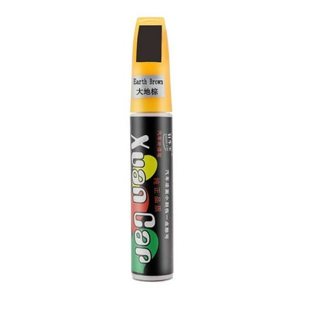 GJX Touch Up Paint Pen,Precise Scratch Repair Car Paint Scratch Repair,Weather-Resistant Even Coating Spray Paint for Metal,Brown