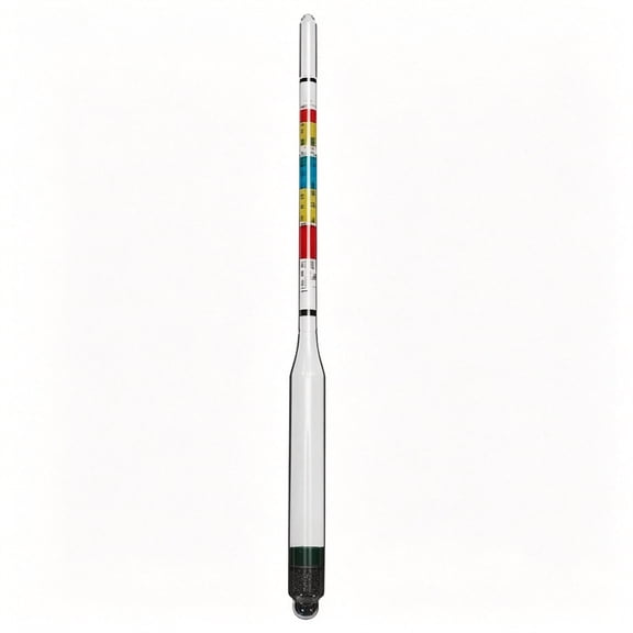 GJX Triple-Scale Hydrometer - Specific Gravity Hydrometer to accurately Test ABV and the Specific Gravity of Your Wine, Beer, Mead or Kombucha