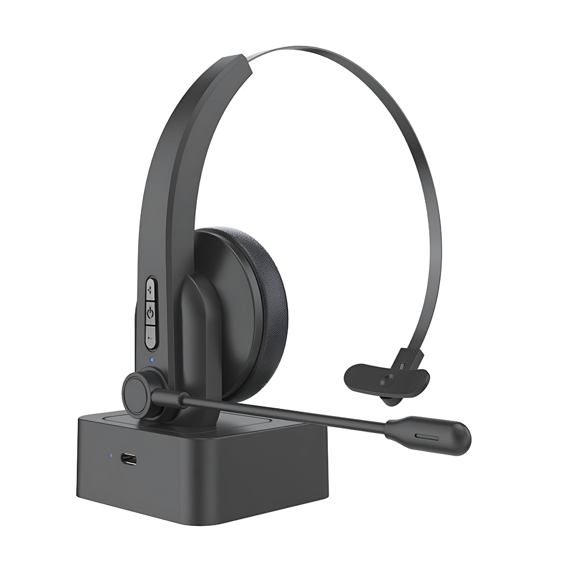 Gjx GJX Wireless Bluetooth V5.0 Headsets with Mic, CVC8.0 Noise Cancelling ...