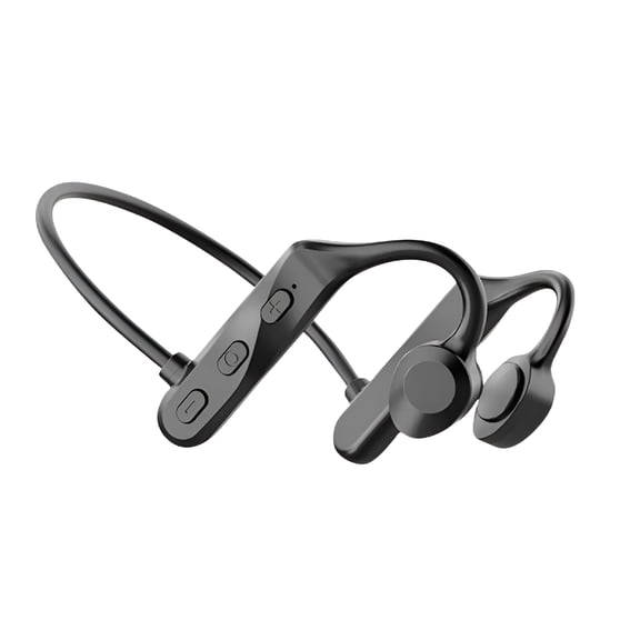 GJX True Bone Conduction Headphones, Open Ear Wireless Sports Headset, IPX5 Waterproof