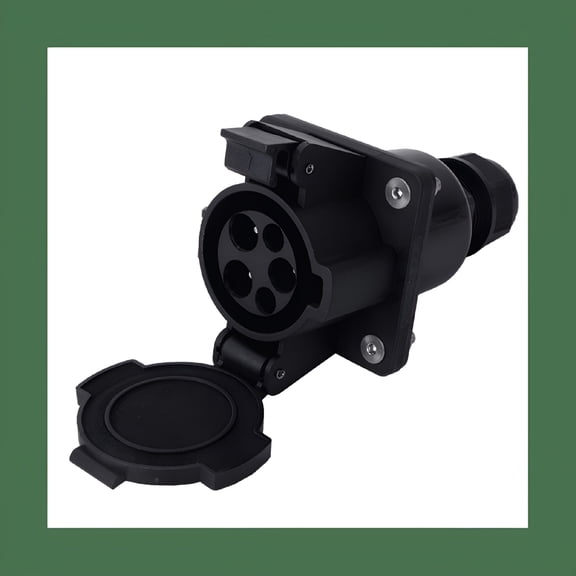 GJX Type 1 Female Charging Plug, 16A 32A 40A 60A 250V AC, EV Charger Vehicle End Socket Outlet