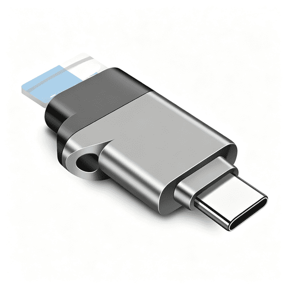 GJX Type-C Microsd Card Reader with Usb 3.0 Super Speed Technology, Supports Microsdxc, Microsdhc, and Microsd for Window, Mac Os X and Andriod (Midnight Grey)