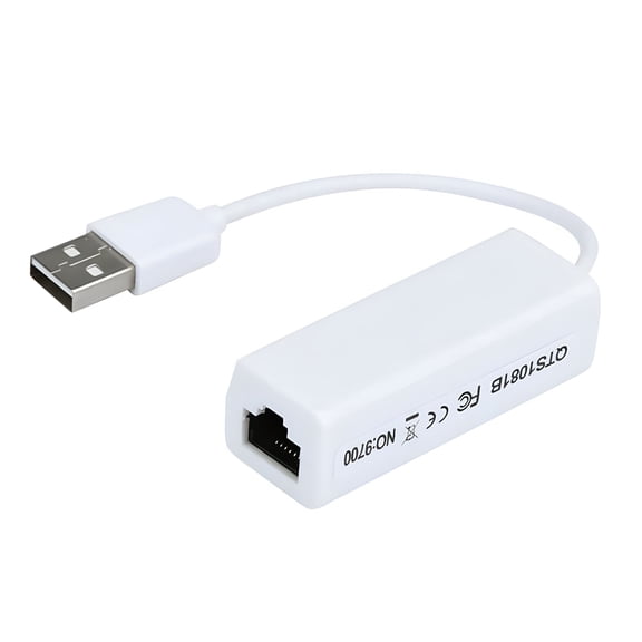 GJX Type-C to RJ45 Ethernet Network Adapter, USB C Wired Internet Converter, 100Mbps LAN Port for Laptops, Smartphones, and TV Boxes
