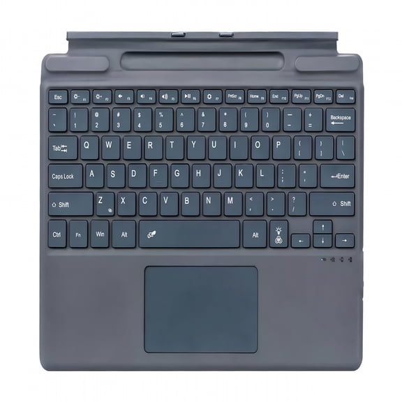 GJX Type Cover for 13 Inch Microsoft Surface Pro 11 / Pro 10 / Pro 9 / Pro 8 / Pro X Portable Bluetooth Wireless Keyboard with Touchpad / Pencil Holder