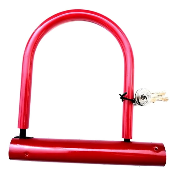 GJX U Lock - Heavy Duty Anti Lock with Keys for Electric Bikes and Scooters
