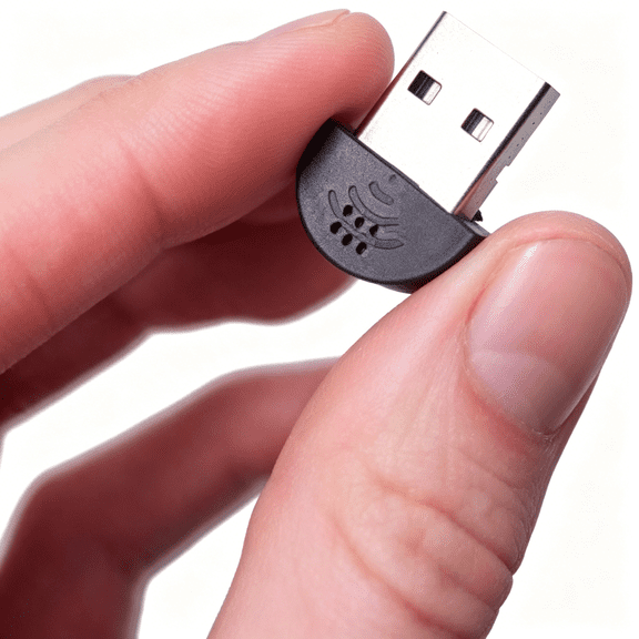 GJX USB 2.0 Microphone Mic for Laptop/Desktop PCs - Skype/Voice Recognition Software Driver- Audio Receiver Adapter for MSN PC Notebook