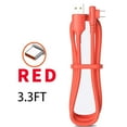 thumbnail image 1 of GJX USB C Cable,3.3FT USB to USB C Cable,66W Super Fast Charging,Red, 1 of 1