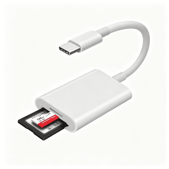GJX USB C SD Card Reader,SD Card Adapter with SD MicroSD Dual Slots for iPhone 15 16 iPad Mac Laptop,USB-C/TypeC High-Speed Trail Camera Memory Card Reader,Plug&Play-2 Slots